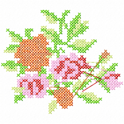 Cross Stitches Embroidery Design 5